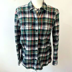 Madewell Flannel Button Down Size Small
